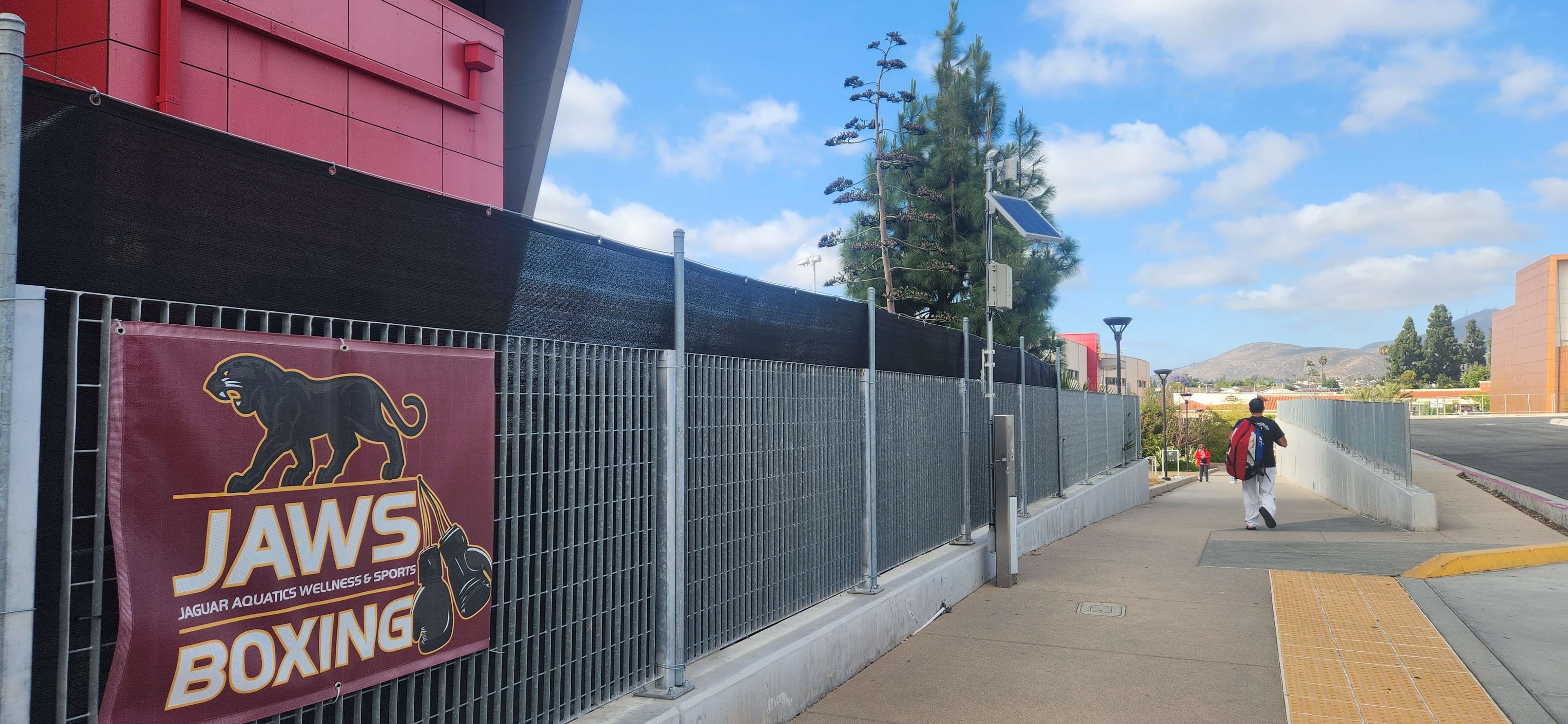 Entrance to Southwestern College Jaguar Aquatics Wellness and Sports